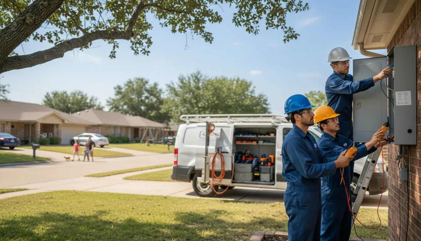 Certified electrician providing emergency electrical services in Everson, PA